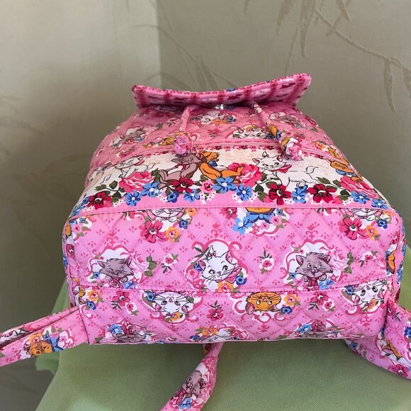 VERA BRADLEY DISNEY ARISTOCATS DRAWSTRING BACKPACK:NWT CATS